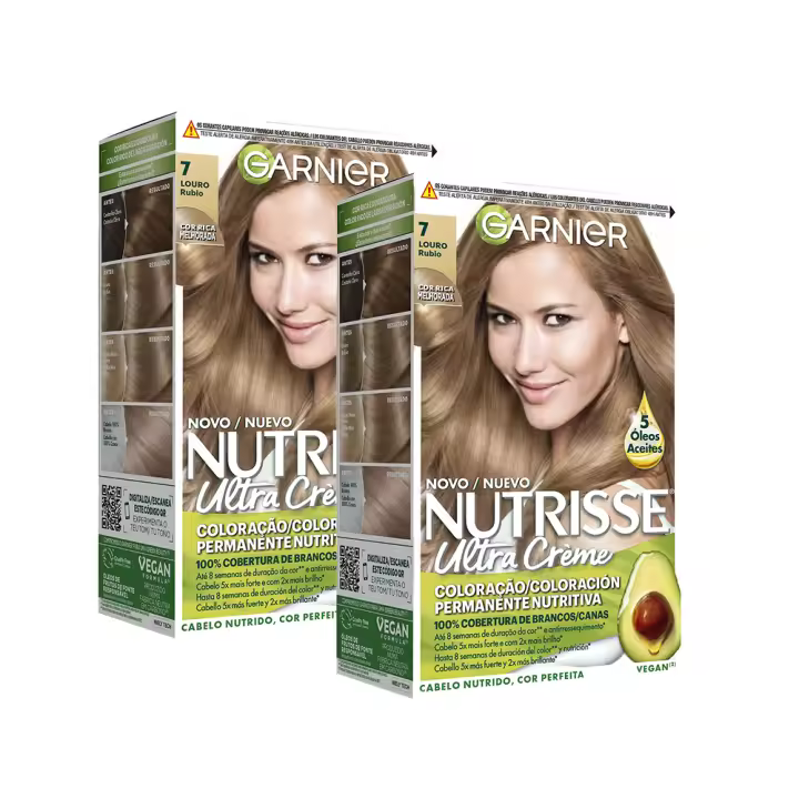 Garnier Nutrisse Ultra Crème Sin Siliconas Coloración Permanente Nutritiva - 1