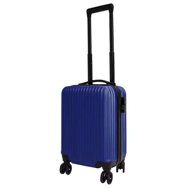 Maleta de Cabina Blanca 16'' 45x30x21,5cm en ABS resistente con 4 Ruedas giratorias - 1