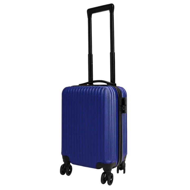 Maleta de Cabina Blanca 16'' 45x30x21,5cm en ABS resistente con 4 Ruedas giratorias - 1