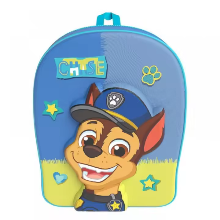 PAW PATROL MOCHILA,MOCHILA DE ESCUELA,PERRITO,MOCHILA 3D,PARA ESCOLE,PARA NINOS,VUELTA COLE,MULTICILOE,31CM,REGALO, - 1