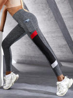 Leggings De Yoga Para Mujer Con Banda Alta De Malla Y Bolsillos Laterales Control De Abdomen Leggings Modelantes Para Ejercicio - details 9