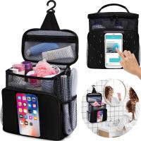 Bolsa De Viaje Portátil Con Bolsillo Para Teléfono Y Tapa Impermeable Bolsa De Ducha De Secado Rápido Para Baño Para Mujeres - details 10