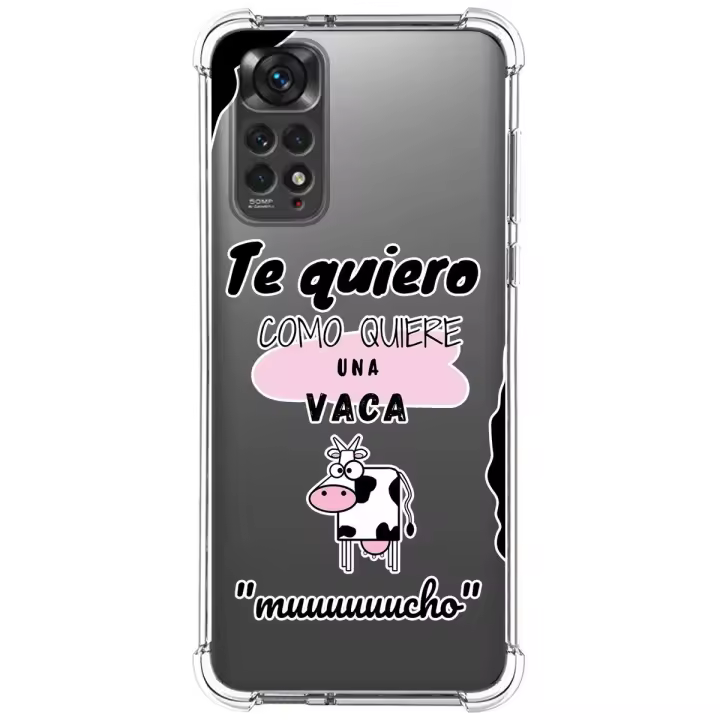 Funda Silicona Antigolpes para Xiaomi Redmi Note 11 / 11s diseño Vaca Dibujos - 1