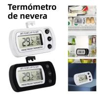 Termómetro Digital Para Nevera Y Congelador Con Pantalla LCD Grande Y Soporte Para Cocina Y Habitaciones Medición Precisa Sin Baterías - details 0