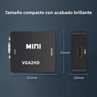 Convertidor VGA a HDMI Compatible Portátil VGA2HDMI Video Box Adaptador De Audio 1080P Para Proyector Notebook PC HDTV TV - details 7
