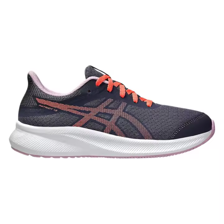Zapatillas Asics Patriot 13 Gs Gris Indigo Fot Papaya 1014A267-501 Running Niño Niña - 1