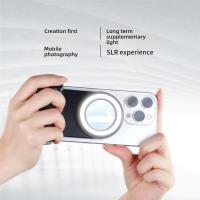 Agarce magnético para Cámara de teléfono, soporte de trípode para teléfono selfie, soporte de agarre magnético 2 en 1 Para Cámara with clip para teléfono para fotos y videos de teléfonos inteligentes - details 0