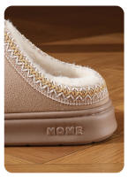 Pantuflas De Casa Para Mujer Invierno Suaves Suela No Esmerilada Cálido Peluche Pantuflas De Mujer Cerca De La Pared No Esmerilada Casual Algodón Zapatos - details 3
