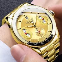 Reloj Mecánico Automático Para Hombre Con Calendario Y Luz Reluciente Resistente Al Agua De Acero Hueco Tendencia De Moda De Negocios Duradero Popular Regalo Ideal Para Lugar De Trabajo Uso Diario Citas - details 4