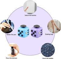 Juguete antiestrés, 2 cubos de juguete, juguetes sensoriales, juguetes para aliviar la ansiedad, juguetes para los dedos, regalo para niños y adultos con 6 funciones diferentes. - details 4