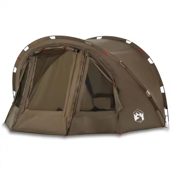 vidaXL Tienda de pesca 4 personas impermeable tienda de campaña Color Verde oliva, Camuflaje, Marrón y mas - 1