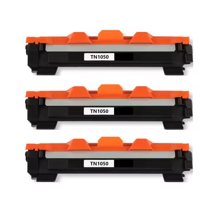 Pack 3 Toner compatible con Brother TN1050 TN-1050 para BROTHER DCP-1510 DCP-1512 DCP-1610 DCP-1612 HL-1110 HL-1112 HL-1210 HL-1212 MFC-1810 MFC-1910 MFC-1910 - 1