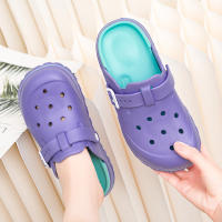 Sandalias De Playa Para Mujer Verano Antideslizantes Con Punta Cerrada Suela Gruesa Estilo Roman Closure Pull on Material EVA - details 2