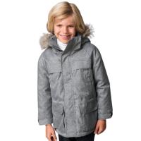 Chaqueta Parka Gris Infantil de Invierno PETIT ALO - Abrigo tipo Parka con Capucha para Niño - Abrigo Invierno Gris Jaspeado - details 4