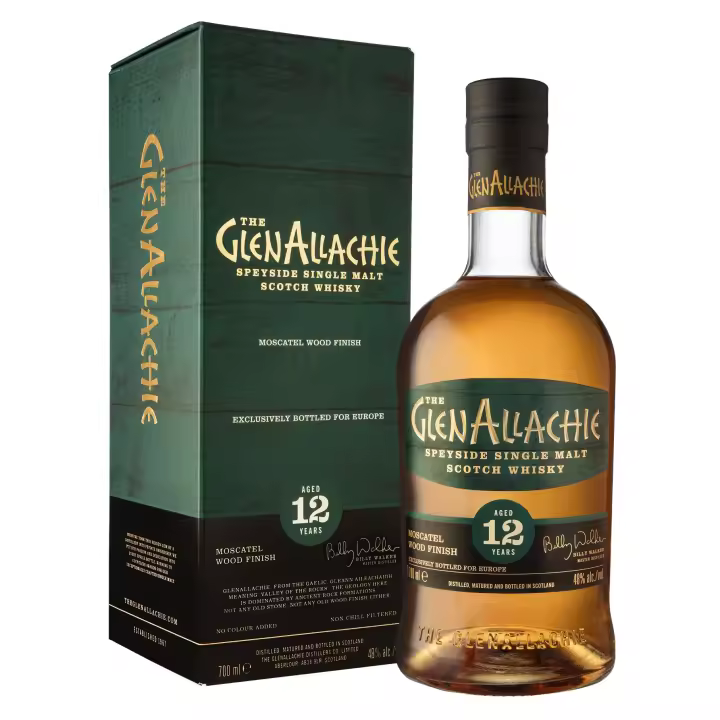GLENALLACHIE 12YO MOSCATEL FINISH S.M. WHISKY 70CL 48% - 1
