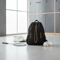 Mochila De Cordón Resistente Al Agua De Nylon Oxford Para Actividades Al Aire Libre Con Varios Bolsillos Adecuada Para Aventuras - details 0