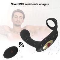 FLXUR Masajeador De Prostata Para Hombres Juguete Sexual Con Anillo Para Pene Y Plug Anal Vibration Dual Control Remoto Inalámbrico IPX7 Impermeable - details 5