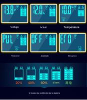 Cargador De Batería De Coche Automático Inteligente 12A Gran Potencia 12V 24V Desulfatador De Batería Para Coche Camión - details 6