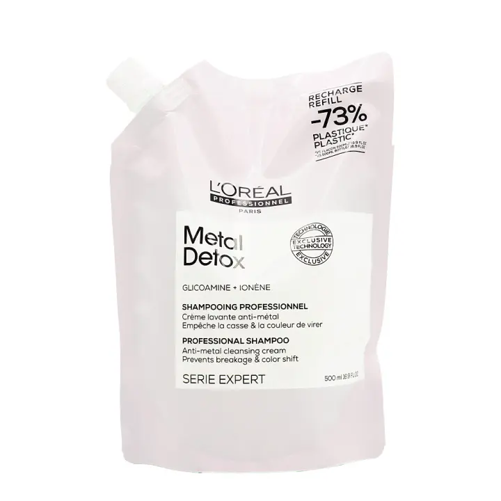 L'Oreal Professionnel Paris Serie Expert Metal Detox Shampoo Refill 500ml - 1