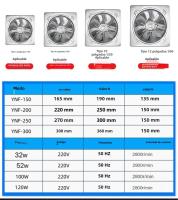 Ventilador De Extractor De Acero Inoxidable Para Baño Y Cocina 6'' 7'' 8'' Con Tubo De Ventilación Adecuado Para Toilette Y Ventana - details 8