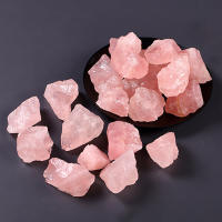 Specimen De Cuarzo Rosa Natural 100% Mineral De Alta Calidad Piedra Rosa Cristalina Para Cura Forma Irregular Roca Cruda Decoración De Habitación - details 7
