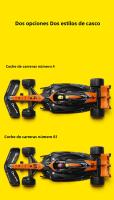 McLaren MCL60 F1 Miniatura De Coche De Acción a Escala 1:24 Juguetes De Aleación De Metal Con Ruedas Giratorias Regalo Para Niños - details 6
