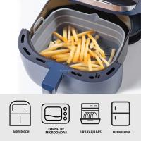 Almohadilla Reutilizable De Silicona Para Air Fryer Bandeja Plegable Para Horno Herramienta De Hornear Para Pizza Y Pollo - details 2