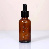 Botella De Agua De Aromaterapia Recargable De Vidrio Ambar Con Escala Y Droso 5ml-100ml Para Repostería Y Viajes - details 3