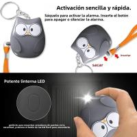 Alarma De Defensa Personal 130db Sirena De Seguridad Para Mujeres Y Niñas Llavero De Alarma Personal Anti-Ataque Portátil SOS - details 3