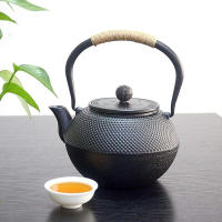 Tetera De Hierro Japonés Con Infusor De Acero Inoxidable Tetera De Hierro Fundido Para Hervir Agua Y Té Oolong Capacidades De 600/900/1200ML - details 2