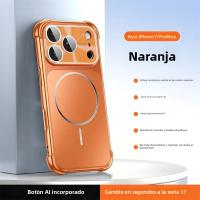 Funda Magnética Para iPhone Con Protector De Cámara Y Carcasa De Silicona Mate Antichoque Compatible Con Magsafe Modelos 13 14 15 16 17 - details 10