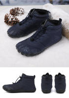 Botas De Invierno Para Hombre Botines De Piel Sintética Con Plush Calentito Suela De Goma Para Senderismo Al Aire Libre Talla 36-46 Pareja - details 8