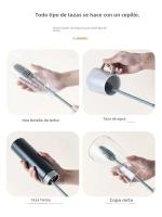 Cepillo De Silicona Para Vaso Limpiador De Rincones Muertos Sin Gaps Cepillo De Plástico Para Botella De Leche Limpieza Doméstica - details 4