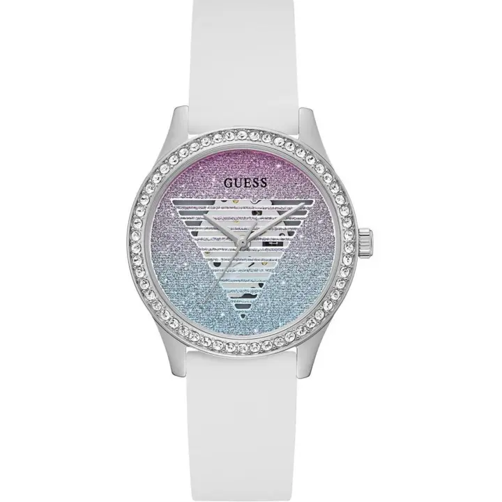 Guess Reloj Mujer Analogico Cuarzo con Correa de Silicona GW0530L5 - 1