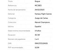 Rogue Picara - Heroes Marvel Champions - Fantasy Flight Games - details 0