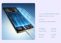 realme 14 Pro 5G Smartphone NFC Pantalla OLED FHD+ 6.67" Procesador Dimensity 7300 Energy Ocho núcleos Cámara trasera Sony IMX882 50 MP OIS Cámara frontal 16 MP Batería 6000 mAh Carga SuperVOOC 45W realme UI 6.0 - details 7