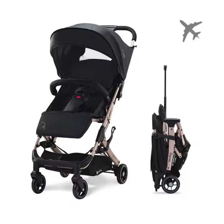 Asalvo Silla de Paseo Amsterdam - Ultraligera, Respaldo Reclinable, Plegado Fácil con una Mano y Transporte Tipo Trolley para Bebés hasta 22 kg - 1