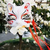 Mascarillas De Gato Blanco En Blanco Para DIY 10-50PCS Con Correas Para Halloween Cosplay Fiesta De Disfraz Animal Mitad De Rostro - details 7