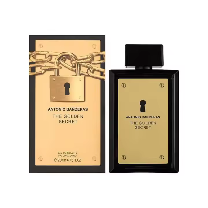 ANTONIO BANDERAS The Golden Secret EDT 200 ml Eau de Toilette para Hombre - Perfume Masculino Seductor al Mejor Precio【ROUA】 - 1
