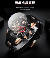 Reloj De Deporte Para Hombre MINI FOCUS Con Grande Dial Luminoso Multifuncional Resistente Al Agua Cuarzo Silicona Correa 220mm - details 16