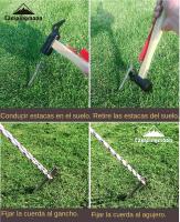 Campingmoon R40-6 Palos De Tenda De Titanio Ultraligeros Accesorios De Tenda Para Camping Y Senderismo Uso Outdoor - details 9