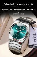 Reloj De Pulsera Para Hombre ONTHEEDGE Ultrafino Y Resistente Al Agua Con Luz Luminosa Y Calendario Cuarzo Marca Suiza - details 19