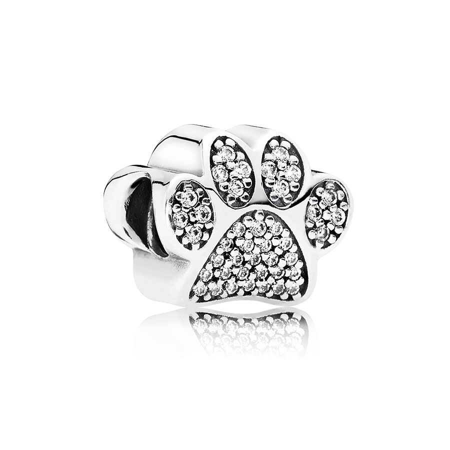 Pandora Joyería Charm Huella de Mascota 791714CZ , para Mujer