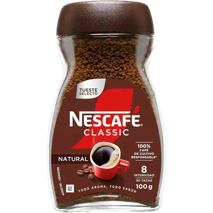 PACK DE 3 - Nescafé Café Classic Soluble Natural, 100g - 1