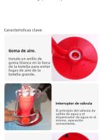Dispensador De Agua Invertido Botella De Bebida Cola Con Bomba De Presión Manual Herramientas De Bebida Para Cocina Y Hogar - details 10