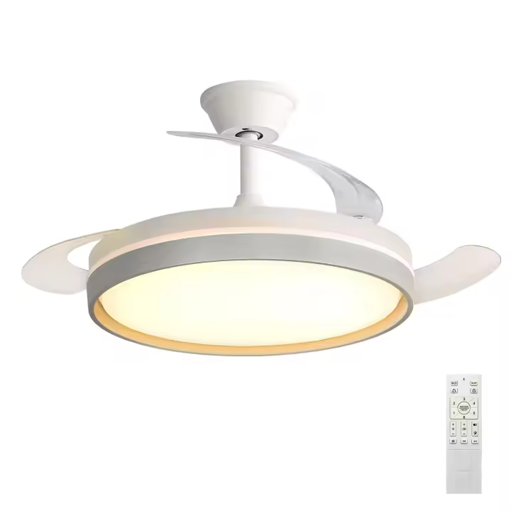 Ventilador de Techo LED Silencioso: Motor Reversible, 6 Velocidades, Control Remoto | Miravia Premium - 1
