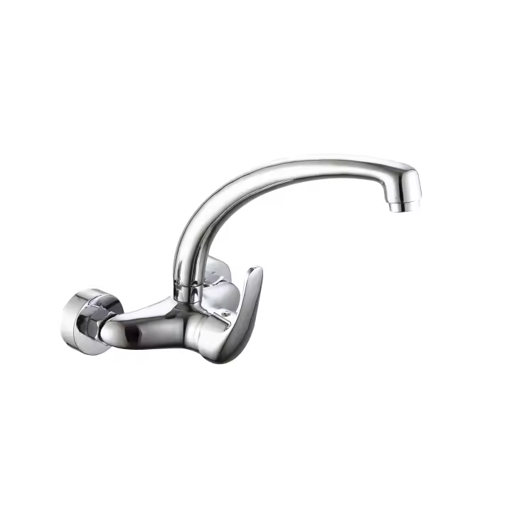 DP GRIFERÍA Grifo Monomando de Cocina de Pared Caño Fundido Aireador M24 S/F - 1