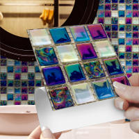 Papel Tapiz De Mosaico Impermeable Autoadhesivo 3D Para Cocina Baño Decoración Del Hogar Adhesivo De Pared PVC Clásico - details 0
