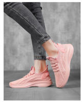 Zapatillas Casuales Para Mujer Transpirables De Malla De Aire Con Punta De Calcetín Slip-on Outdoor Zapatos Con Plataforma Gruesa - details 11