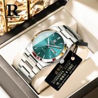 Reloj De Pulsera Para Hombre ONTHEEDGE Ultrafino Y Resistente Al Agua Con Luz Luminosa Y Calendario Cuarzo Marca Suiza - details 0